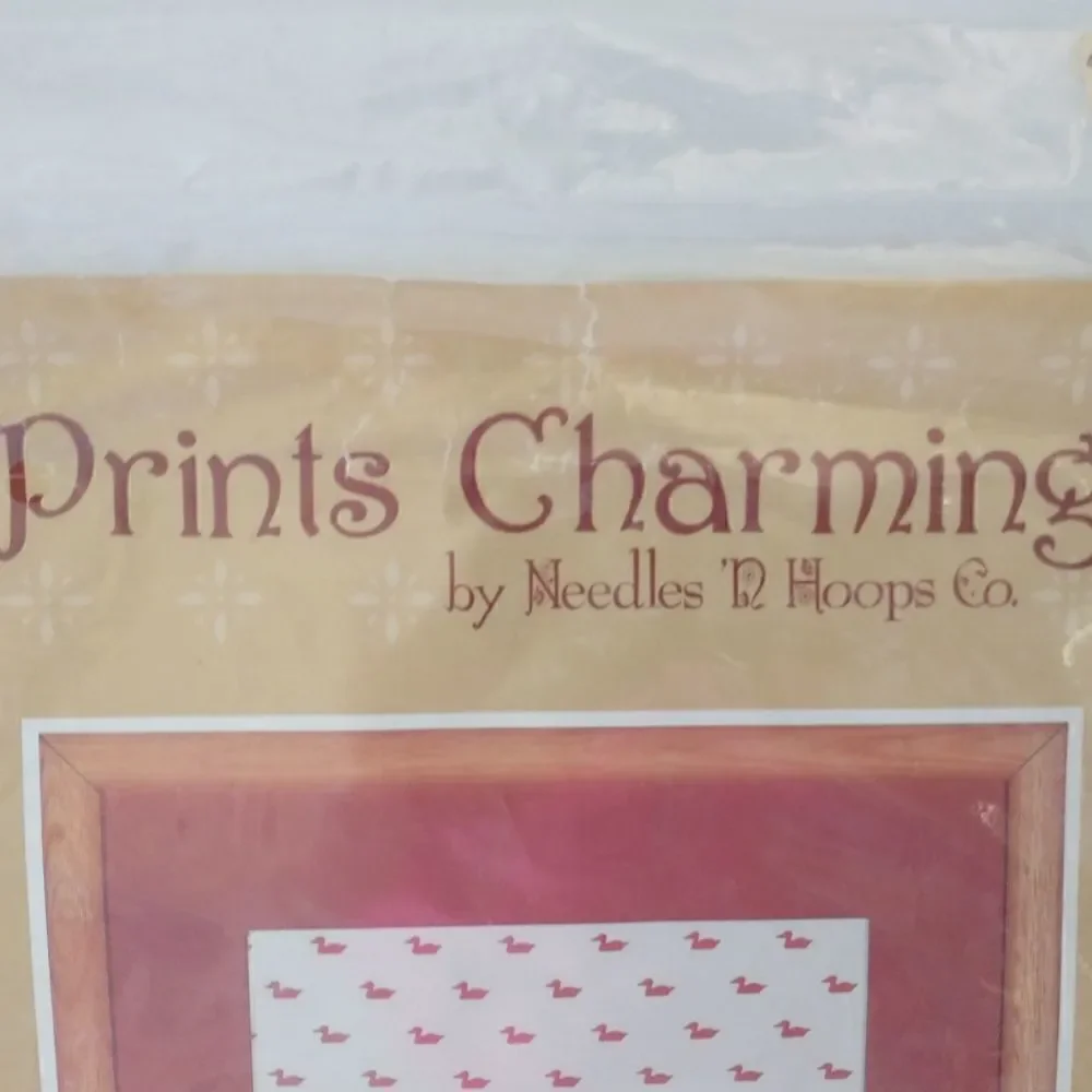 NOS Cross Stitch Kit Mallard Ducks Swimming Needles N Hoops #715 PRINTS CHARMING